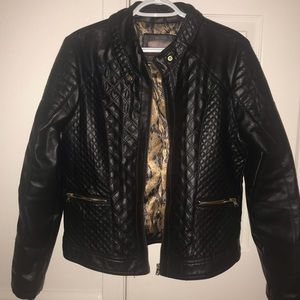 Faux Leather Jacket